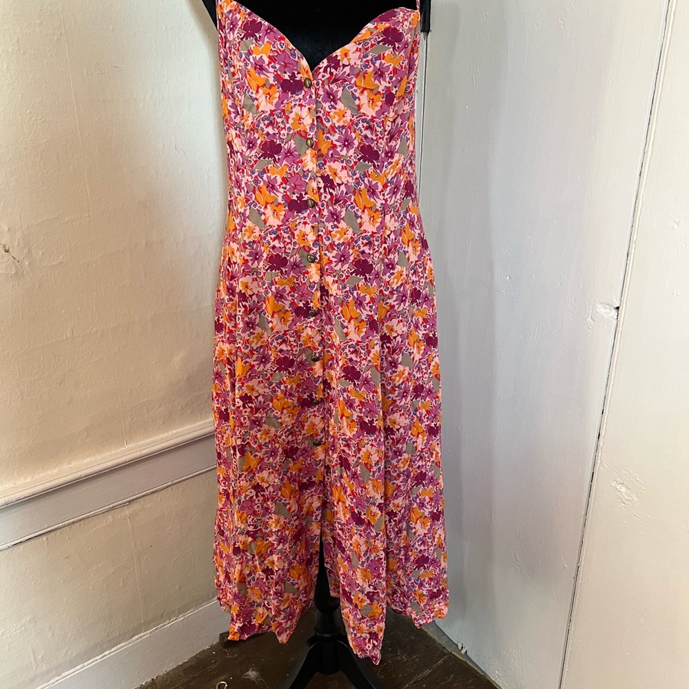 Summer Open Back Maxi Dress